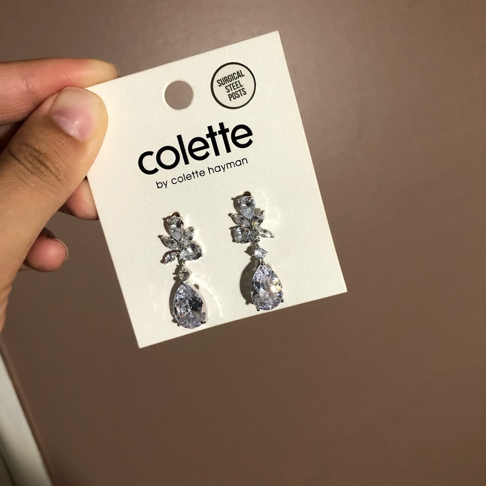 Almost new Sterling silver Bridal Earrings